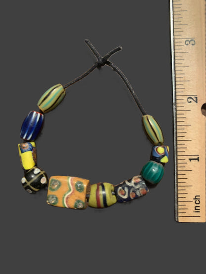 Authentic African Trade Beads, 10 Antique Beads [BJ0027]