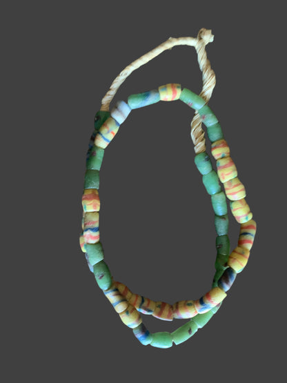 48 - Bead African Trade Bead Strand [BJ0063]