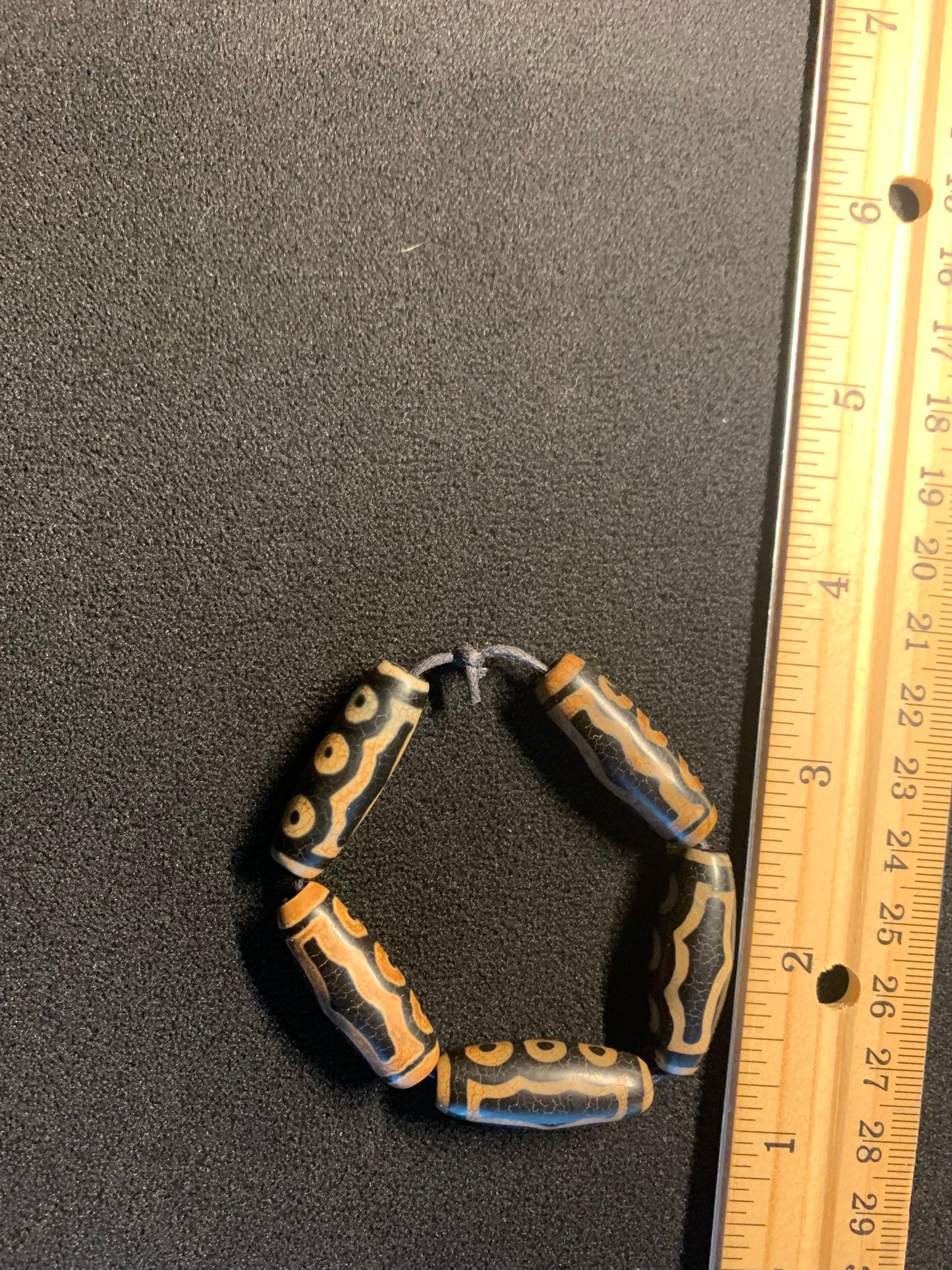 5 Authentic Northeast Asian Tzi Beads [BJ0092]