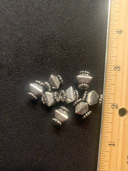 8 Authentic Silver Beads [BJ0102]