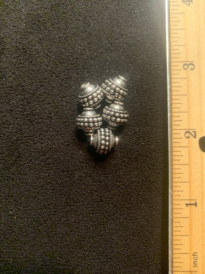 5 Authentic Silver Beads [BJ0105]