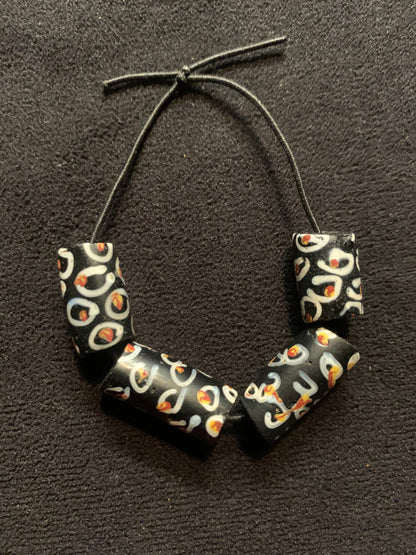 Authentic African Trade Beads, 3 Antique Beads [BJ0112]