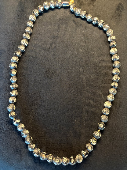 Antique Authentic African Trade Bead Necklace - ZEN Beads 27" [BR0005]