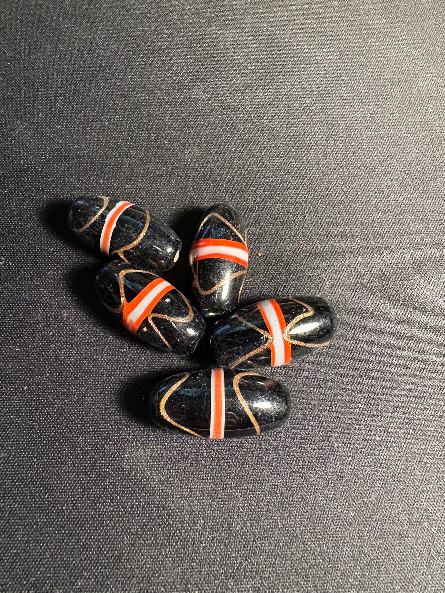 5 Wedding Cake Indian Fancy Beads [S05]