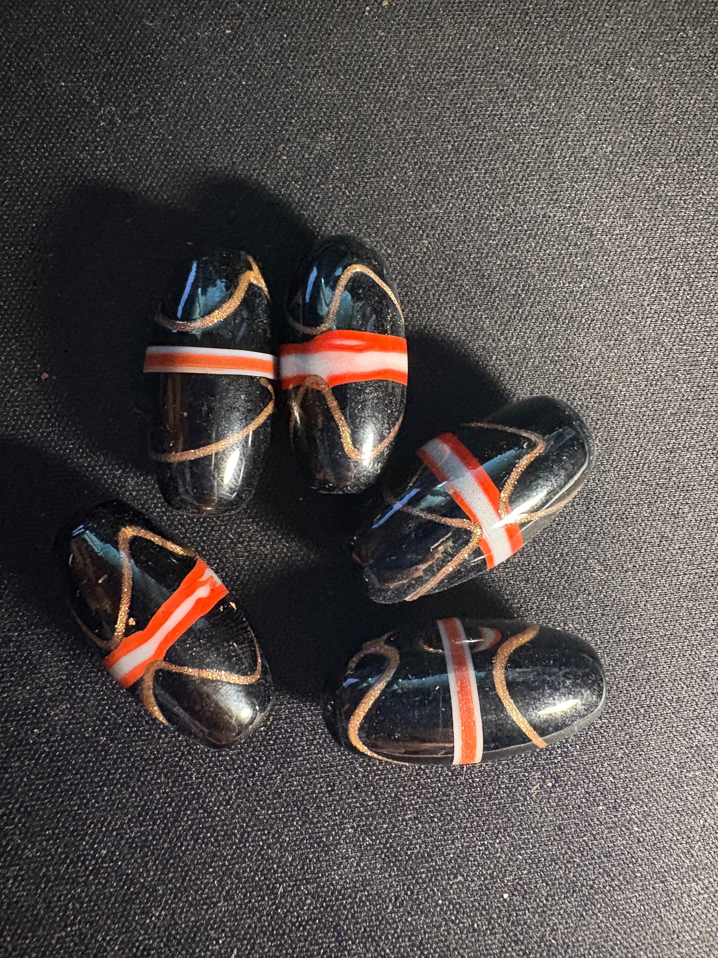 5 Wedding Cake Indian Fancy Beads [S05]